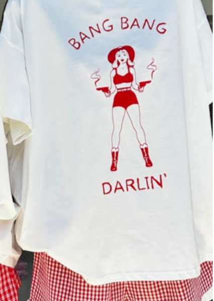 BANG BANG DARLIN T-SHIRT SET