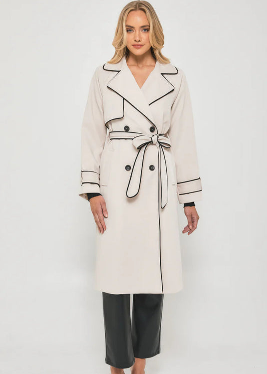 EMILY TRENCH COAT BEIGE