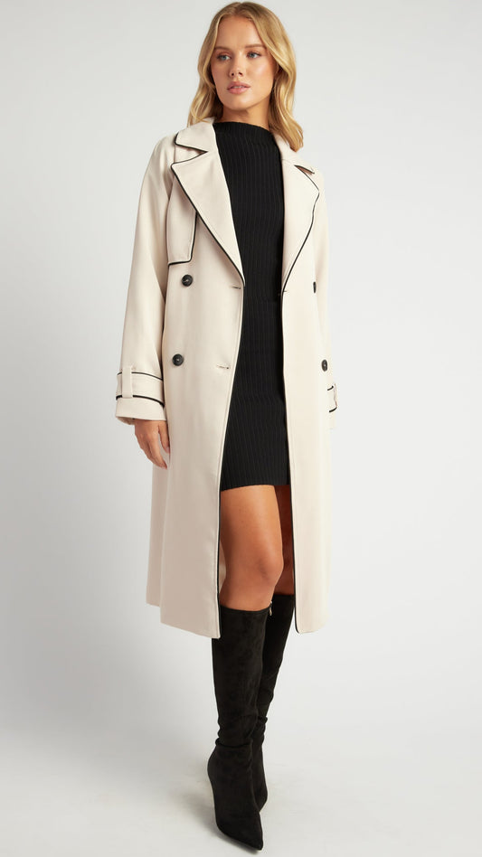 EMILY TRENCH COAT BEIGE
