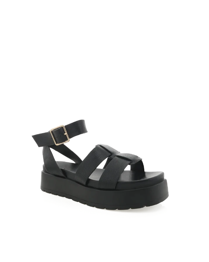 FERRIN PLATFORM SANDAL BLACK