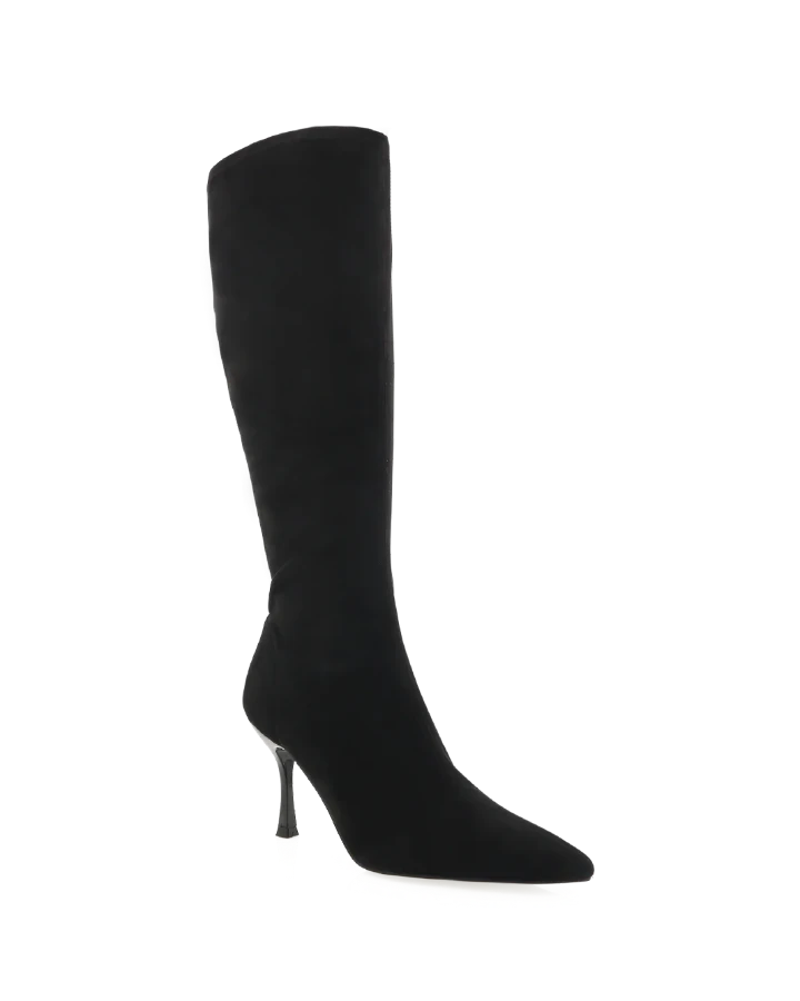 GOMEZ KNEE HIGH BOOT BLACK SUEDE