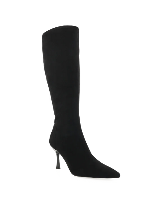 GOMEZ KNEE HIGH BOOT BLACK SUEDE