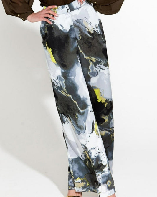 TRANSFIXED WIDE LEG PANT MARBLE