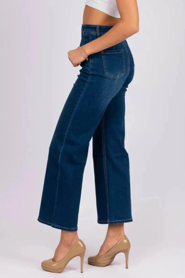 MADDY WIDE LEG DARK DENIM JEAN