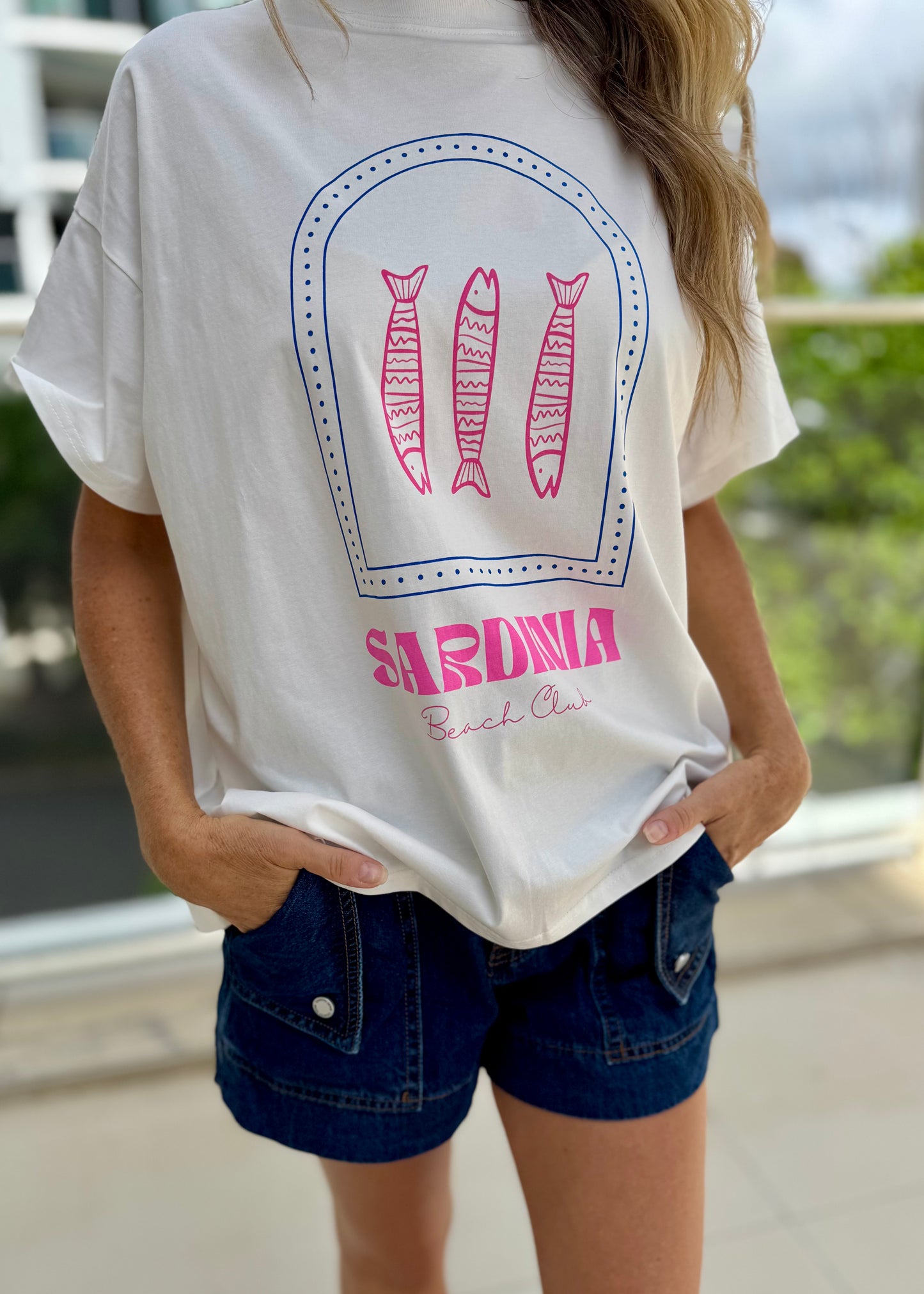 SARDINIA T SHIRT WHITE