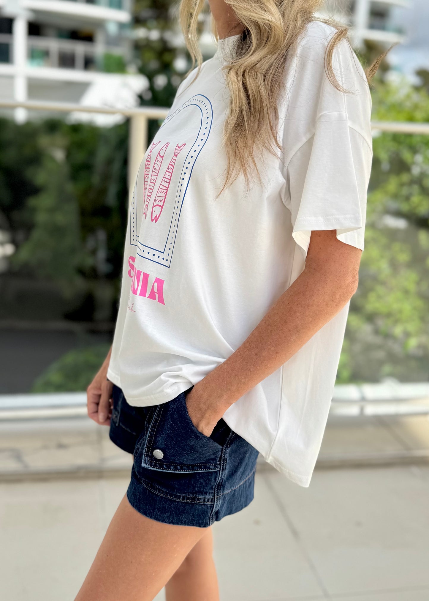 SARDINIA T SHIRT WHITE