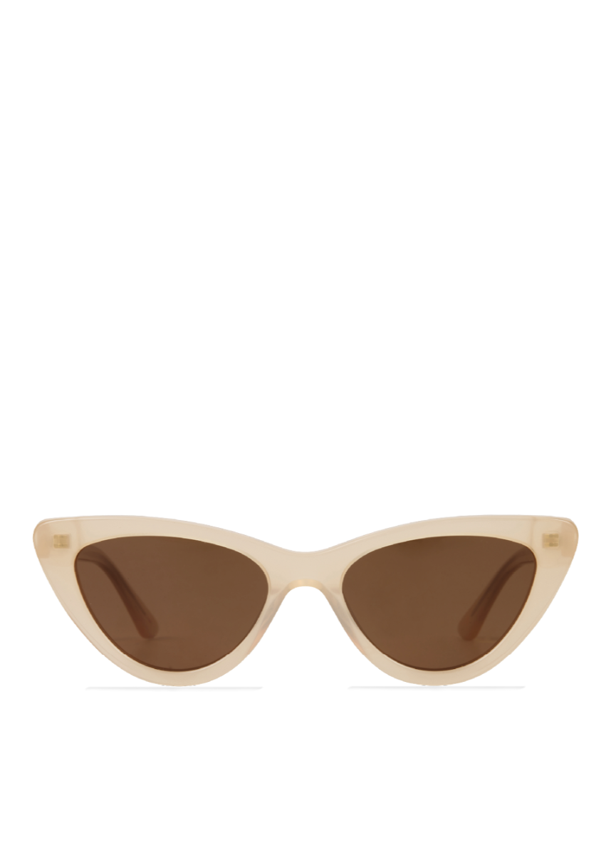 THE ISLA PEARL-HONEY SUNGLASSES