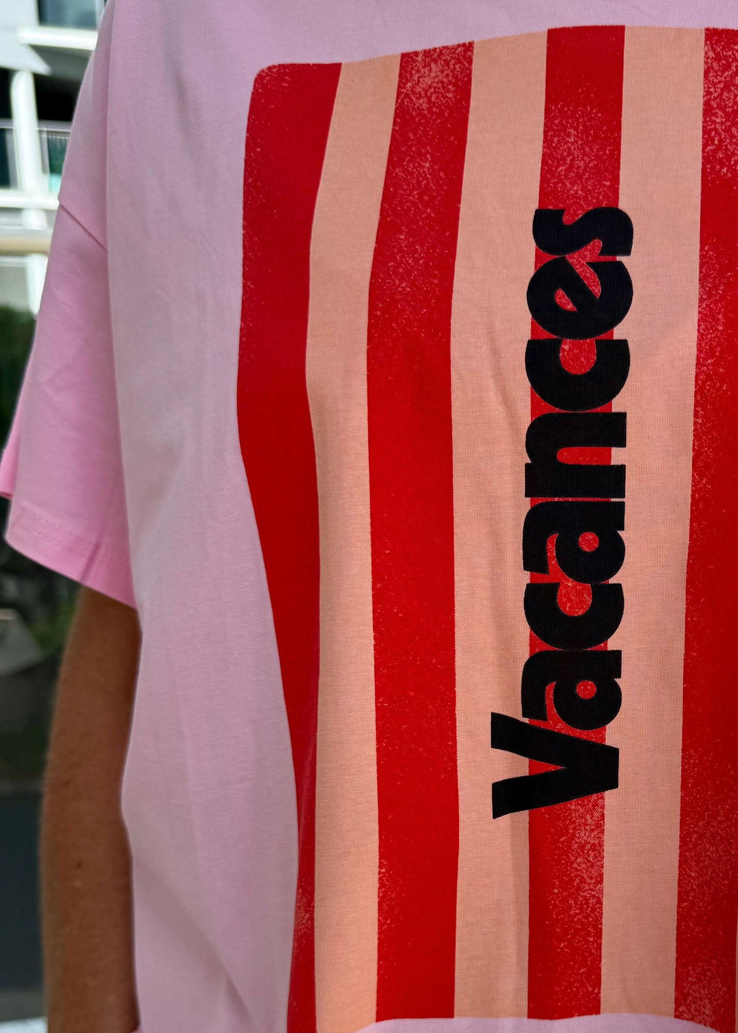 VACANCES T SHIRT PINK