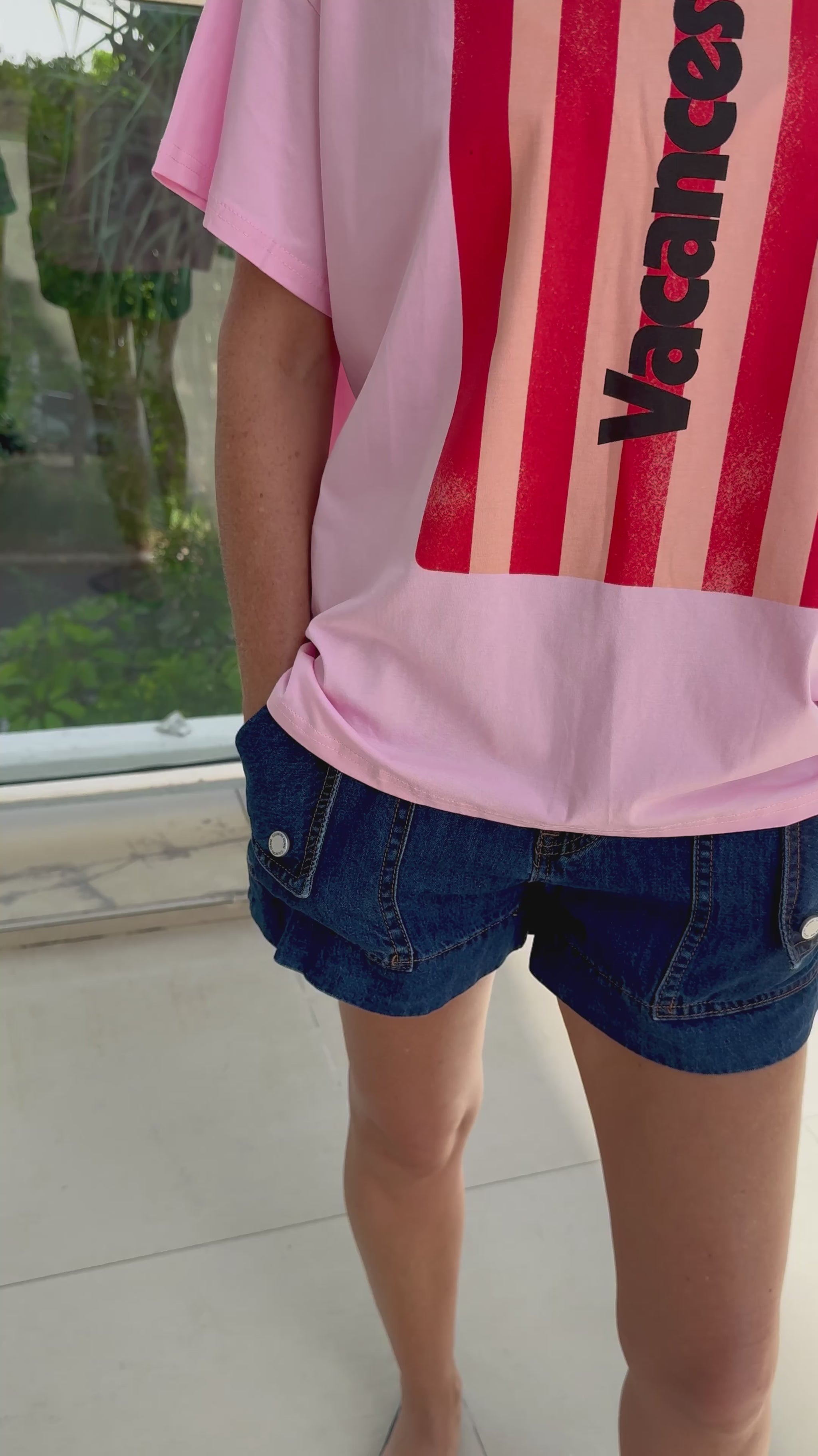 VACANCES T SHIRT PINK