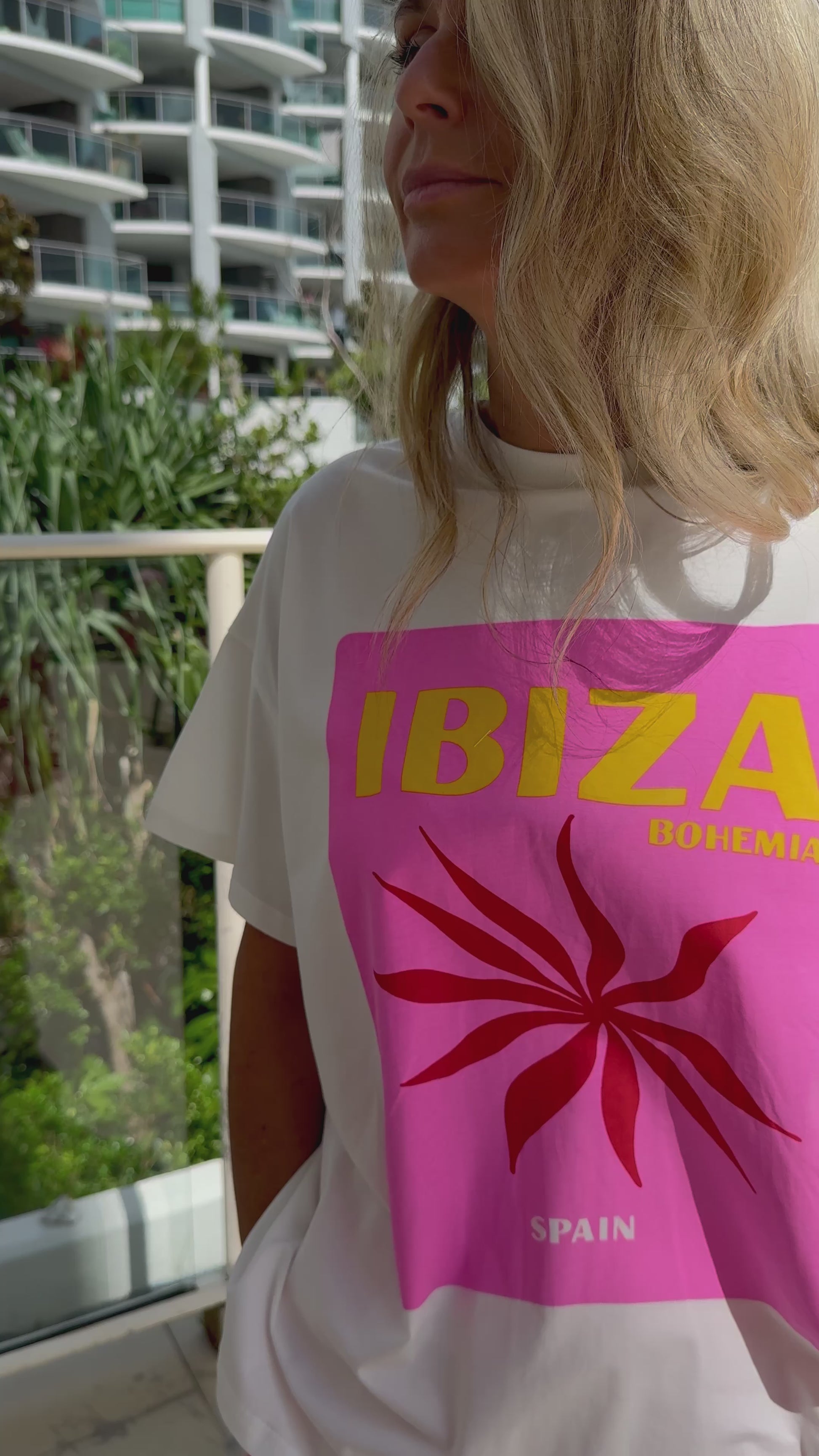 IBIZA T SHIRT SHORT SET PINK
